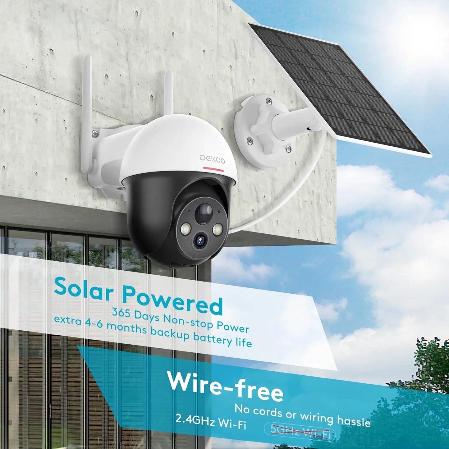 Solar Security Camera Wireless Outdoor